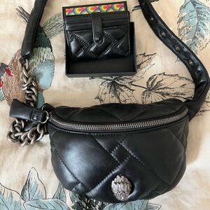 Pre loved Kurt Geiger bum bag and wallet